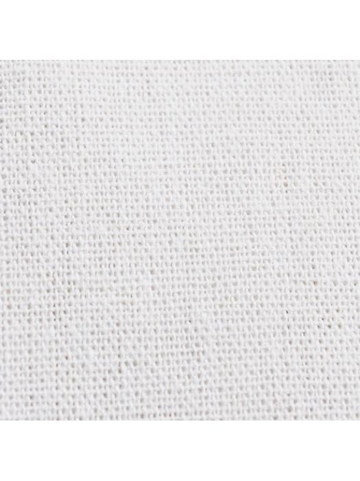 Tkanina do haftu bawełniana z domieszką lnu biała 